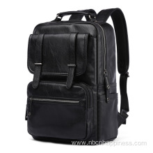 cuir boy book bags male leather backpack